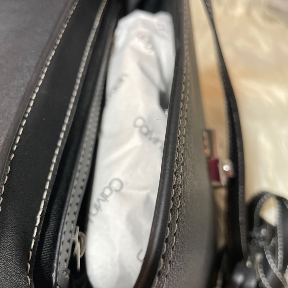 ❤️Calvin Klein ❤️large lock leather Bucket Bag - Picture 8 of 11